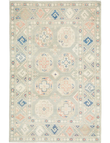 Rug Kazak Afghanistan Sage Green