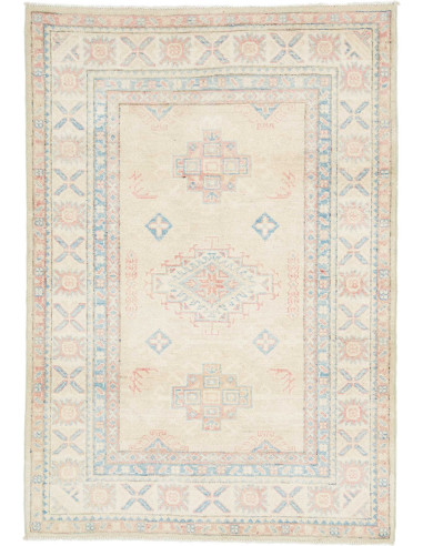 Rug Kazak Afghanistan Beige light