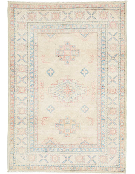 Rug Kazak Afghanistan Beige light