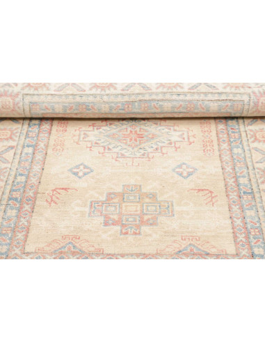 Rug Kazak Afghanistan Beige light