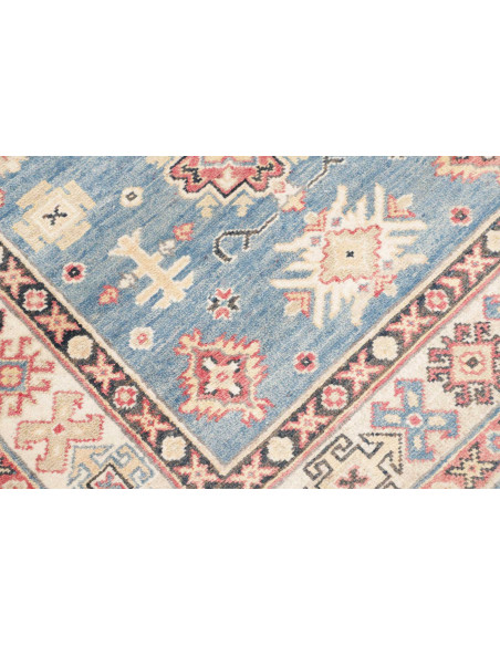 Rug Kazak Afghanistan Sky Blue