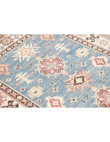 Rug Kazak Afghanistan Sky Blue