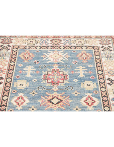 Rug Kazak Afghanistan Sky Blue