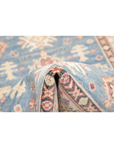 Rug Kazak Afghanistan Sky Blue