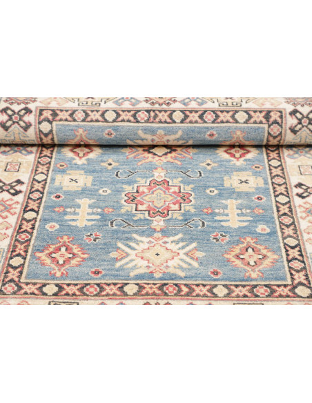 Rug Kazak Afghanistan Sky Blue