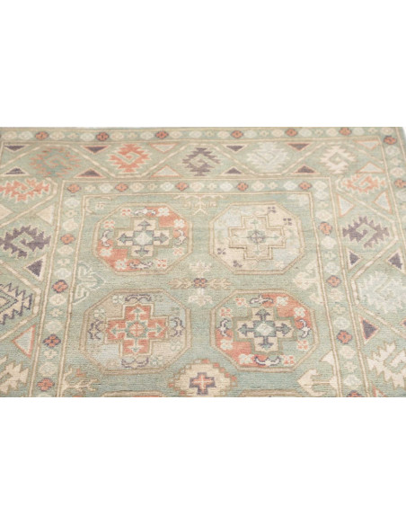 Rug Kazak Afghanistan Mint green