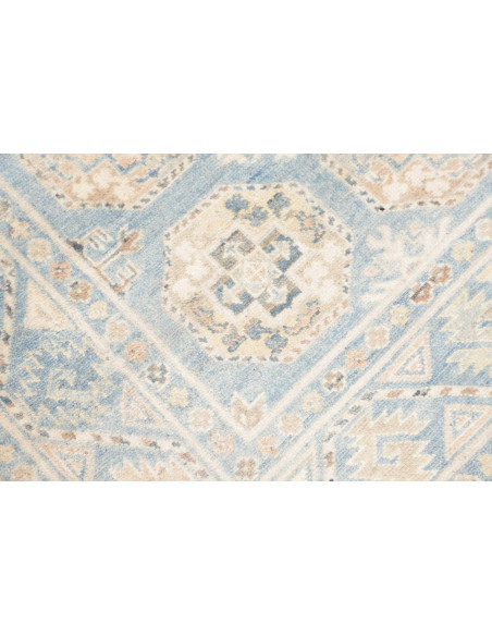 Rug Kazak Afghanistan Light blue