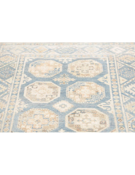 Rug Kazak Afghanistan Light blue