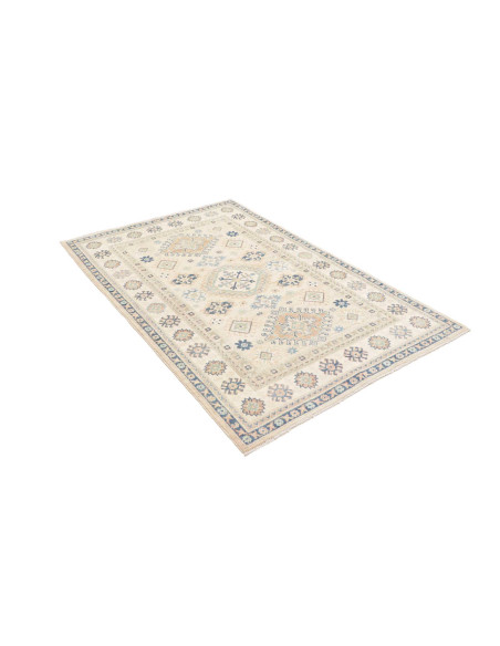 Rug Kazak Afghanistan 117x178 Beige Blue