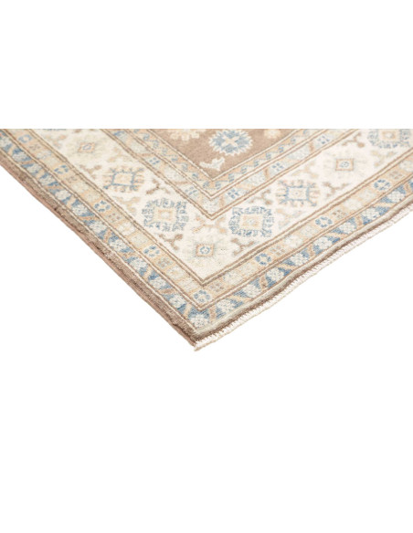 Rug Kazak Afghanistan 119x169 Taupe Brown Cream