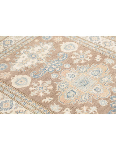 Rug Kazak Afghanistan 119x169 Taupe Brown Cream