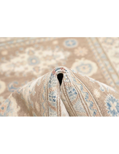 Rug Kazak Afghanistan 119x169 Taupe Brown Cream