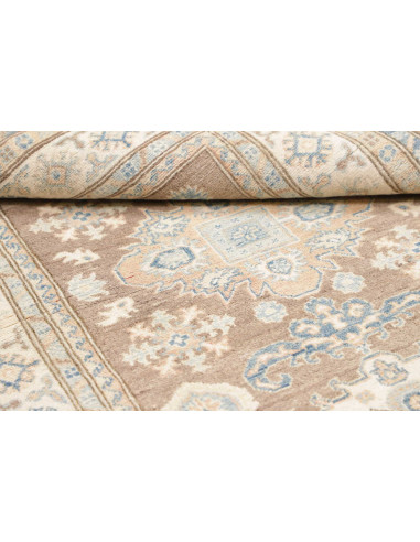 Rug Kazak Afghanistan 119x169 Taupe Brown Cream