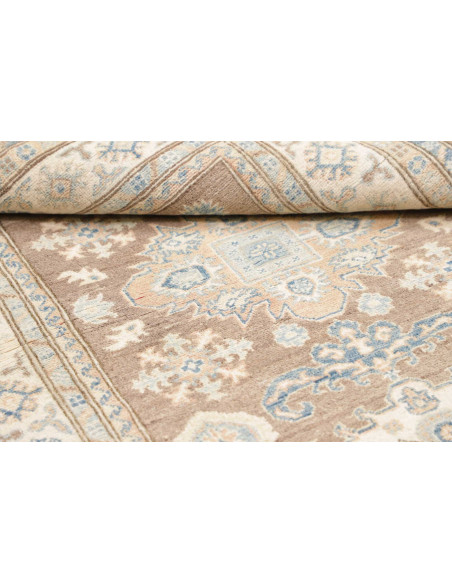 Rug Kazak Afghanistan 119x169 Taupe Brown Cream