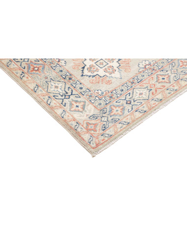 Rug Kazak Afghanistan 122x180 Light Grey Navy B