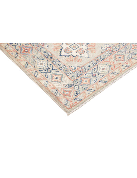 Rug Kazak Afghanistan 122x180 Light Grey Navy B
