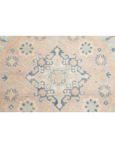 Rug Kazak Afghanistan 99x99 Light Blue Beige