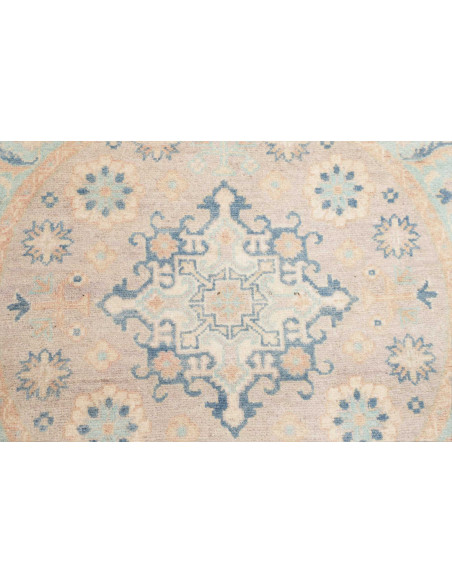 Rug Kazak Afghanistan 99x99 Light Blue Beige