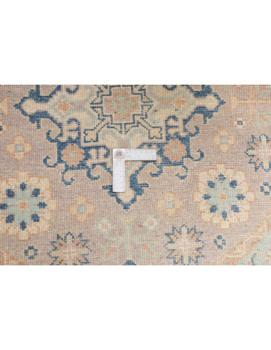 Rug Kazak Afghanistan 99x99 Light Blue Beige