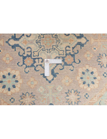 Rug Kazak Afghanistan 99x99 Light Blue Beige