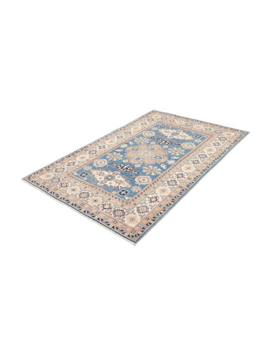 Hand Made Rug Kazak Afghanistan 118x177 Sky Blu