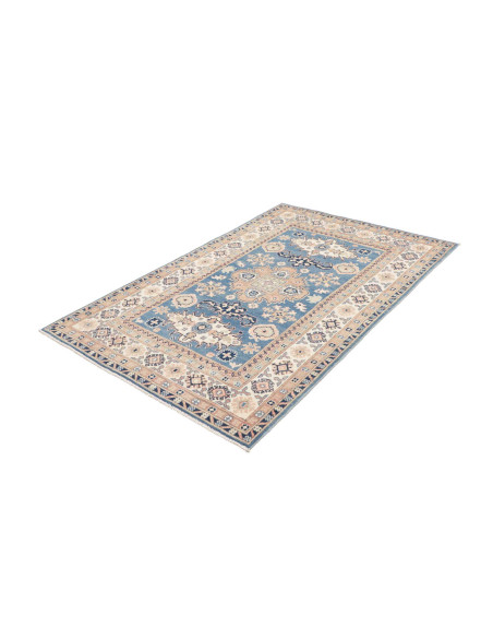 Hand Made Rug Kazak Afghanistan 118x177 Sky Blu