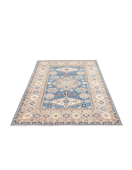 Hand Made Rug Kazak Afghanistan 118x177 Sky Blu