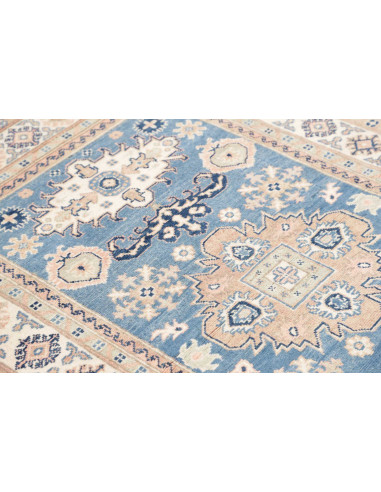 Hand Made Rug Kazak Afghanistan 118x177 Sky Blu