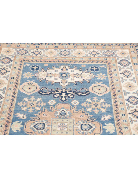 Hand Made Rug Kazak Afghanistan 118x177 Sky Blu