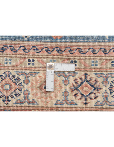 Hand Made Rug Kazak Afghanistan 118x177 Sky Blu
