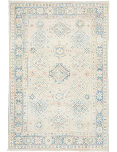 Hand Made Rug Kazak Afghanistan 121x178 Cream L