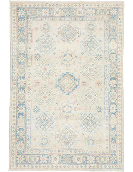 Hand Made Rug Kazak Afghanistan 121x178 Cream L