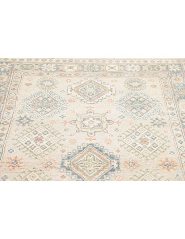 Hand Made Rug Kazak Afghanistan 121x178 Cream L