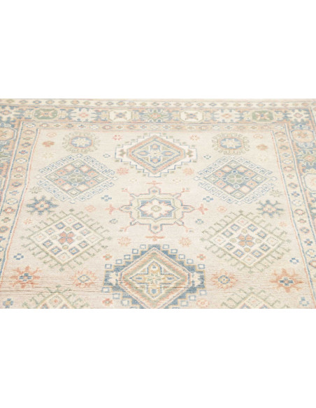 Hand Made Rug Kazak Afghanistan 121x178 Cream L