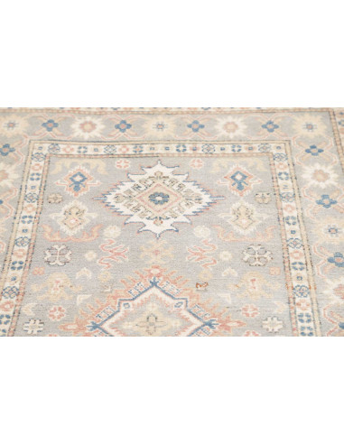 Hand Made Rug Kazak Afghanistan 99x155 Blue Gre