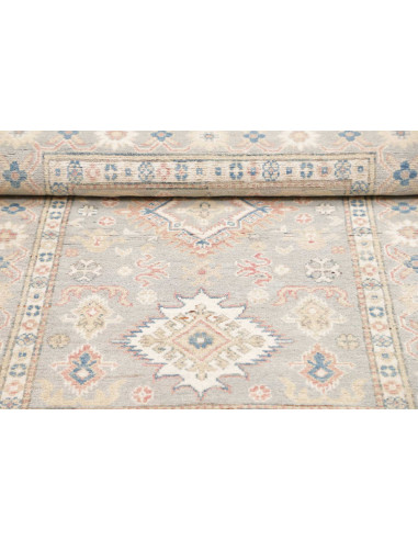 Hand Made Rug Kazak Afghanistan 99x155 Blue Gre