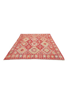 Hand Made Rug Kilim Afghanistan 176x240 Red Cre 2