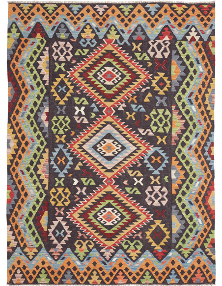 Tappeto Originale Kilim Afghanistan 175x240 Gri