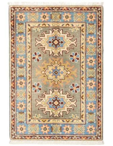 Kazak 62x89 Cm Kazak, Afghanistan, Hand-carded Wool warp: