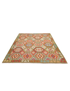 Hand Made Rug Kilim Afghanistan 180x246 Green T 2