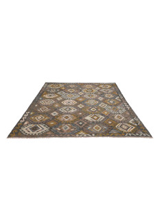 Hand Made Rug Kilim Afghanistan 190x245 Brown O 2