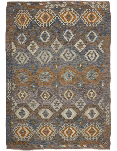 Tappeto Originale Kilim Afghanistan 179x252 Blu