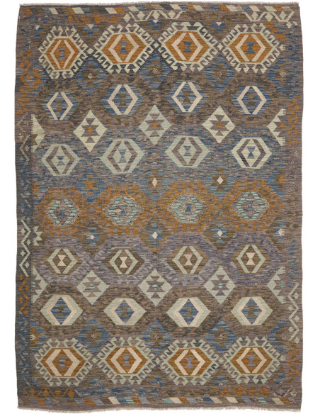 Tappeto Originale Kilim Afghanistan 179x252 Blu