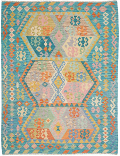 Hand Made Rug Kilim Afghanistan 177x228 Turquoi