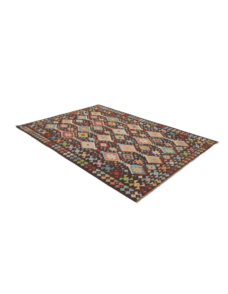 Tappeto Originale Kilim Afghanistan 177x252 Ner