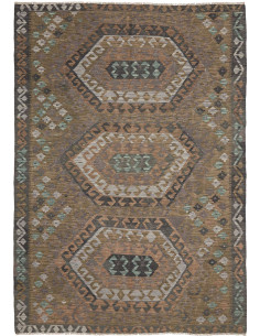 Hand Made Rug Kilim Afghanistan 168x240 Brown B