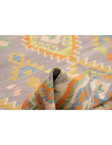 Tappeto Originale Kilim Afghanistan 170x242 Gri