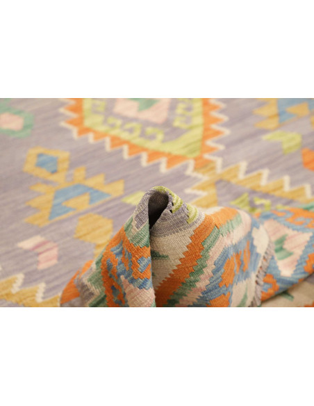 Tappeto Originale Kilim Afghanistan 170x242 Gri