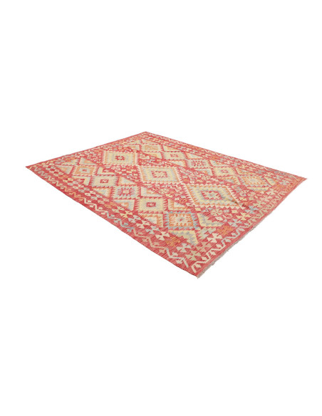 Hand Made Rug Kilim Afghanistan 184x241 Red Bei
