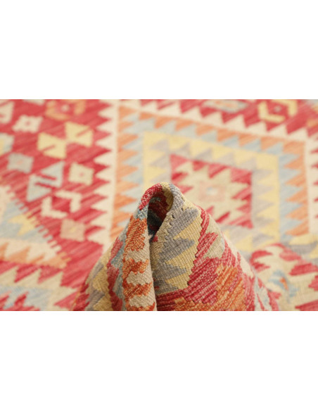 Hand Made Rug Kilim Afghanistan 184x241 Red Bei